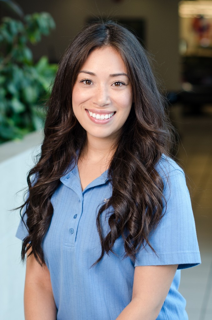 Jasmine smiling, professional photo